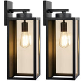 BesLowe large outdoor wall light front door illuminates entryway safely