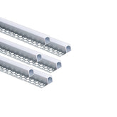 Besseto plaster-in LED channel with milky diffuser for soft, even illumination.