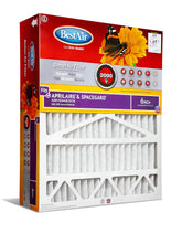 BestAir A201-SGM-BOX11R filter media close-up, high-efficiency fibers for dust and pollen