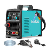 Bestarc plasma cutter 60A front display for real-time parameter checks.