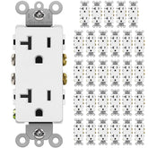 BESTTEN 30-pack 20A receptacle outlet with flush face, ideal for kitchen installs