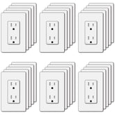 BestTEN 30-pack 15A decorator outlets in white for quick construction updates