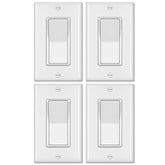 BESTTEN 4-way decorator switch with paddle action for easy multi-location lighting control.