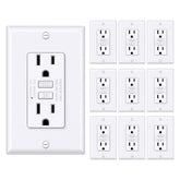 BESTTEN GFCI outlet with ultra-thin profile for easier wiring.