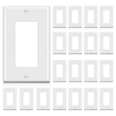 BESTTEN receptacle wall plate with gloss finish for a clean, modern look.