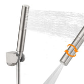 BESy brass 2in1 shower head dual modes for versatile use.