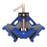 BETOOLL cast iron welder's angle clamp front view shows precise 90-degree joints.