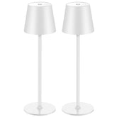 BGFHome 2Pack cordless table lamp front view, minimalist design for modern spaces