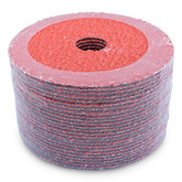 BHA ceramic resin fiber disc 5in 36grit ready for metal and wood finishing.