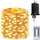 BHCLIGHT 66ft 200LED fairy lights with remote illuminate spaces and create cozy ambience.