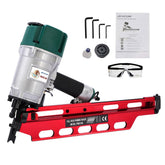 BHTOP 9021NS framing nailer with depth adjustment dial for precise drive