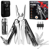 BIBURY BI2038C 19-in-1 multitool opened for outdoors and tasks