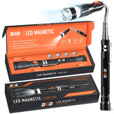 BIIB LED telescoping magnetic pickup tool extended for hard-to-reach spots.