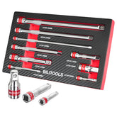 BILITOOLS ratchet extension quarters-inch 50mm for tight spaces and smooth torque transfer