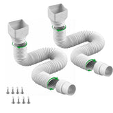 Binazon extendable downspout extension 21-62 inches for versatile drainage