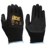 Binoa Diesel Protection Pro-Tekk gloves pack showing durable foam grip for heavy tasks.