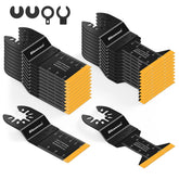 Bionso 22-piece titanium oscillating blades for wood and metal cuts.