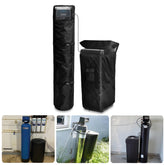 Bitubi water softener tank cover shields the tall tank from weather and dust