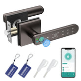 BIWIBON fingerprint door lock front view offering fast access.
