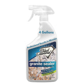 Black Diamond Stoneworks Granite Sealer spray bottle demonstrates easy application and protection.