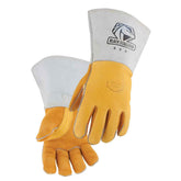 Black Stallion 850 elkskin stick glove with Nomex lined back for flame resistance and comfort.
