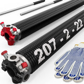 Blesseras torsion springs kit for balanced left-right operation and smooth door movement.