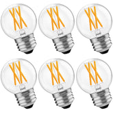 BLINGCOLOR G16.5 LED bulb for chandelier provides warm, dimmable illumination.