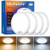 BLNAN motion sensor ceiling light 8.7-inch front view, low-profile design ideal for hallways.