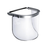 Blue Eagle aluminum face shield adapter for cap-style hats with secure mounting.
