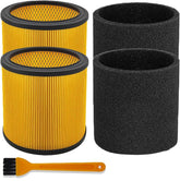 Bluemorpho VacMaster VCFS 2-pack front view for quick replacement during heavy cleanup