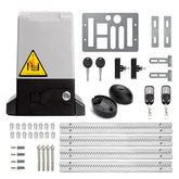 Blütezeit 1800lb sliding gate opener unit installed for smooth residential access
