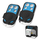 Blütezeit Me-Go remote shown during quick pairing with gate opener
