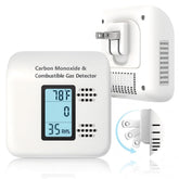 Bluevortex Travel CO Detector front view highlights compact, multi-sensor monitoring.
