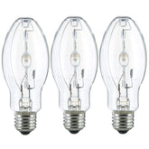 Bluex Bulbs MH100/U/MED 100W metal halide bulb front view with bright output for shops