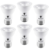 Bluex Bulbs PAR16 LED long-neck 7W bulb for track lighting and dimmable ambiance.