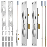 Blulu 12-inch lever extension flush bolt for enhanced door control and security