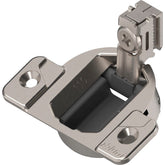 Blum 110° self-closing compact 33 hinge — front view shows concealed mounting