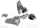 Blum Clip Top Blumotion hinge close-up showing soft-close action for inset cabinets.