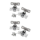 Blum Compact Soft-Close Bluemotion hinge, front view, with 1-3/8 inch overlay for smooth closing