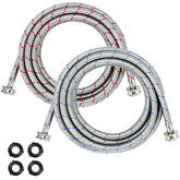 Blutoget 15ft hot water hose with red connection for reliable hot water supply.