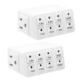 BN-LINK 2-pack indoor countdown timer front view for easy outlet scheduling
