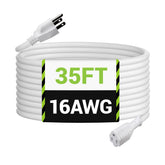 BN-LINK 35ft outdoor extension cord with 3-prong plug for versatile yard power.