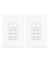 BN-LINK countdown timer switch push button in white for instant on/off control.