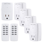 BN-LINK mini wireless remote outlet kit showing plug-and-play setup for easy power control