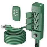 BN-LINK outdoor power stake timer powering six outlets for coordinated exterior lighting