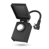BN-LINK outdoor timer with waterproof housing and dual outlets for safe use