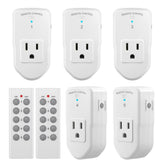 BN-LINK wireless outlet kit front view for quick plug-and-play setup.