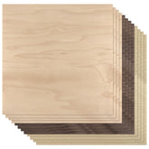 Boao 12x12 cherry veneer sheet for jewelry boxes and crafts