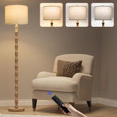 BOBOMOMO 62in rustic floor lamp base with weighted stability for living rooms.