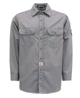BOCOMAL FR Shirts front view shows lightweight flame-resistant fabric suitable for welding and site work.